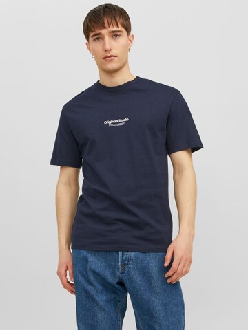 JACK & JONES Bluser & t-shirts 'Vesterbro' i blå: forside