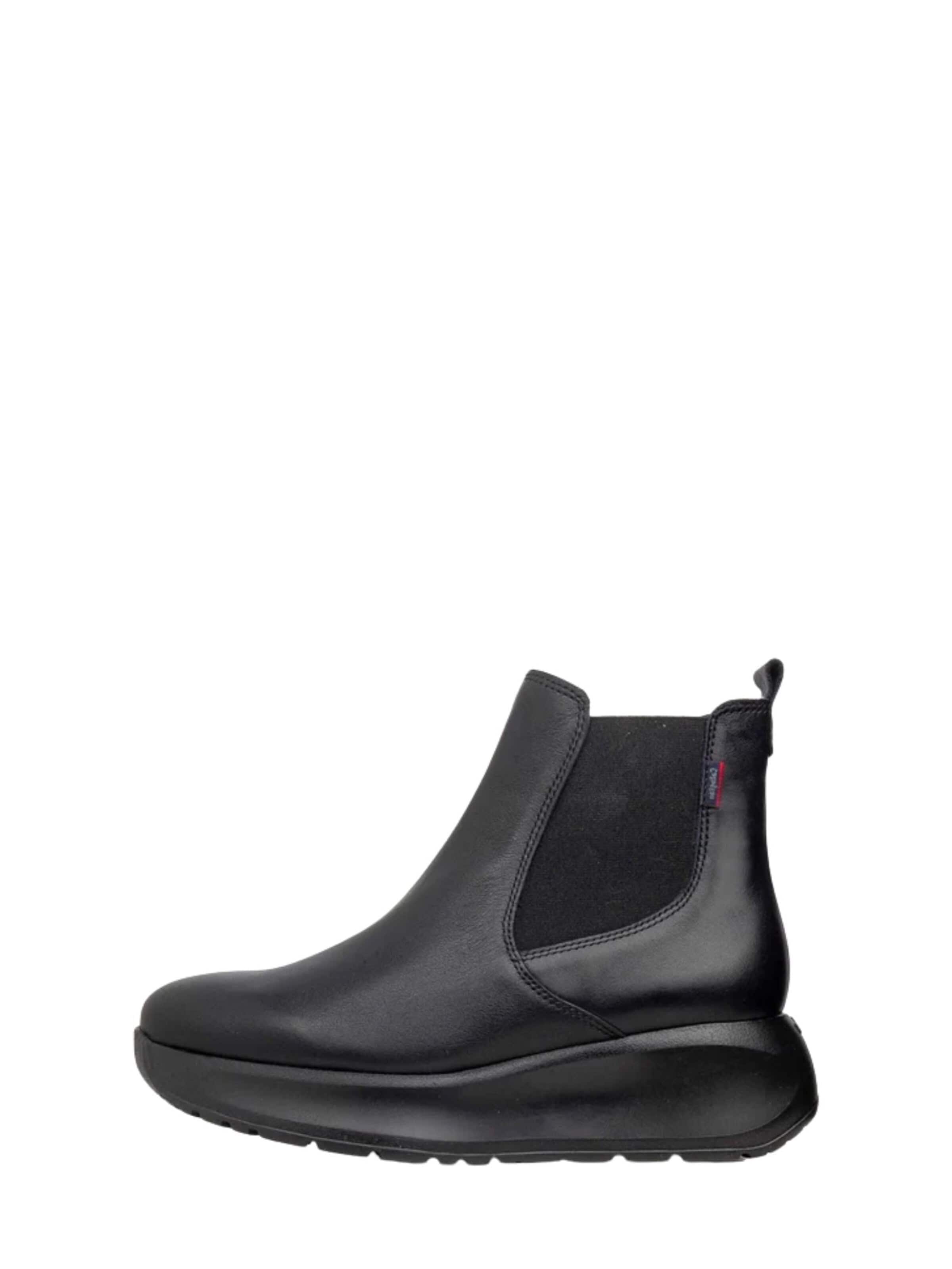 Ankle boots 'Tronchetto Callaghan Grace da donna in pelle marrone tacco 5 cm 61607' di Callaghan in nero