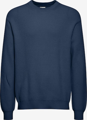 Pull-over 'Gia' !Solid en bleu : devant