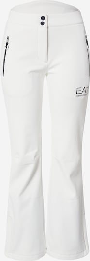 Pantaloni sport EA7 Emporio Armani pe negru / alb, Vizualizare produs