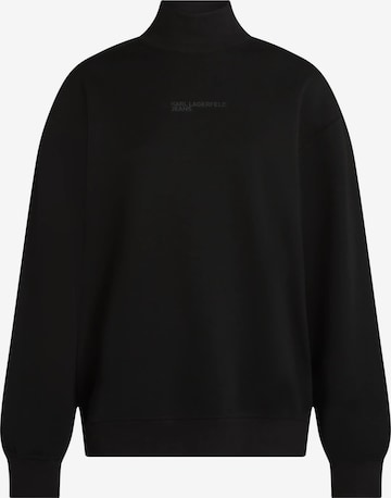 KARL LAGERFELD JEANSSweater majica - crna boja: prednji dio
