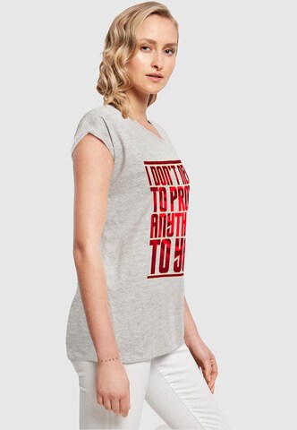 T-shirt 'Captain Marvel - Movie Prove Anything' ABSOLUTE CULT en gris