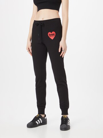 Effilé Pantalon Love Moschino en noir : devant