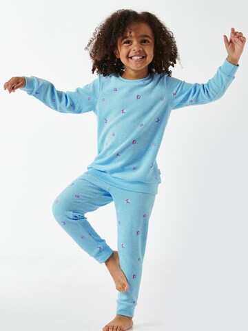 Pyjama ' Girls World Velours ' SCHIESSER en bleu