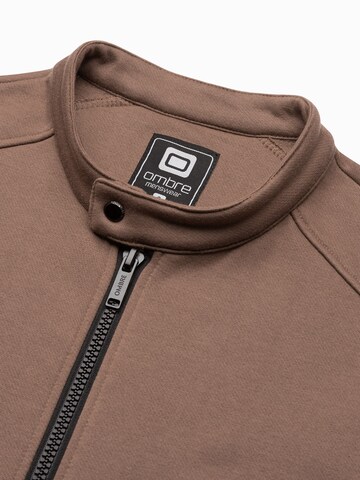 Ombre Sweatvest 'B1071' in Bruin
