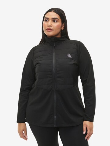 Active by Zizzi Sportjacke 'Cantan' in Schwarz: predná strana