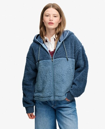 Veste mi-saison Superdry & Co en bleu : devant
