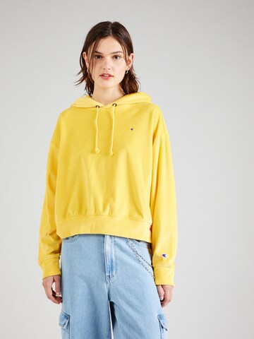 Champion Authentic Athletic Apparel Sweatshirt in Gelb: Vorderseite