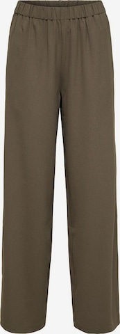 Loosefit Pantalon 'Tinni' SELECTED FEMME en marron : devant