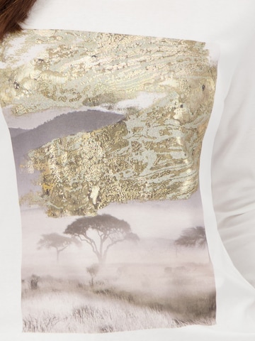 T-shirt monari en blanc