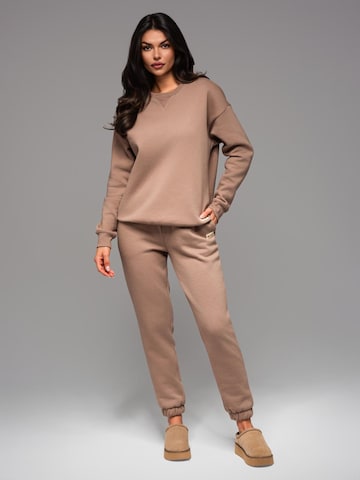 Ombre Sweatshirt i brun