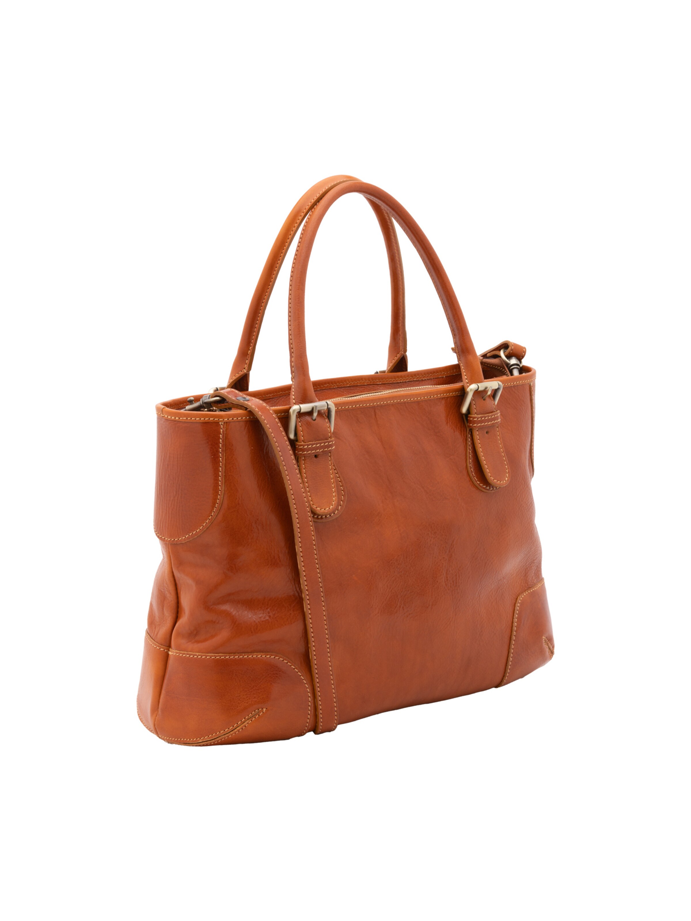 Borsa a tracolla di Viola Castellani in marrone: frontale