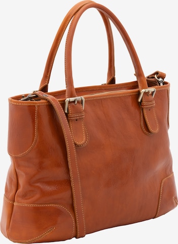 Borsa a tracolla di Viola Castellani in marrone: frontale