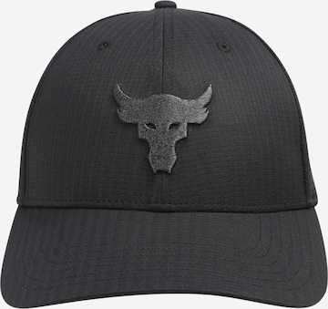 UNDER ARMOUR Athletic Cap 'Project Rock' in Black: front