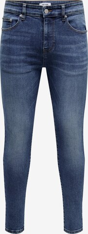 Only & Sons Skinny Jeans 'FLY' in Blau: predná strana