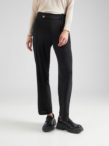 ABOUT YOU Regular Pants 'Emely' in Black: front