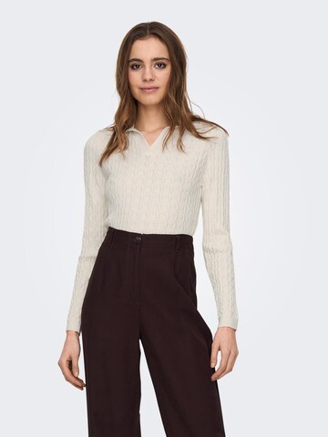 ONLY Sweater 'SVALA' in White: front