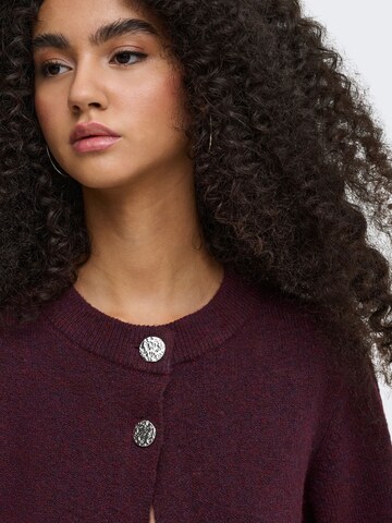 JDY Gebreid vest 'JDYSuper' in Lila