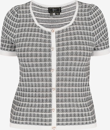 juoda faina Kardiganas: priekis