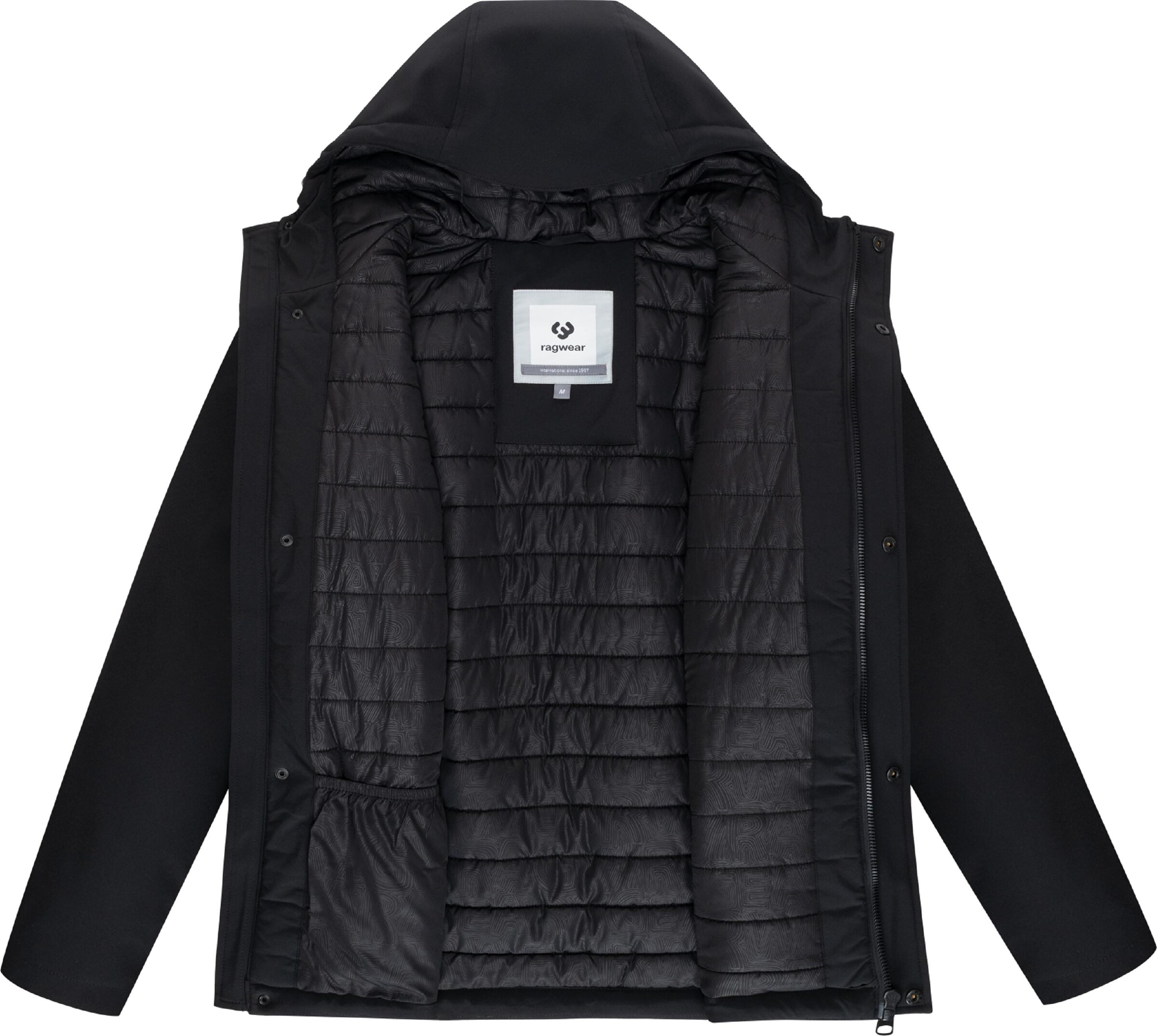 Ragwear Jacke 'Shellis Youmodo' in Schwarz