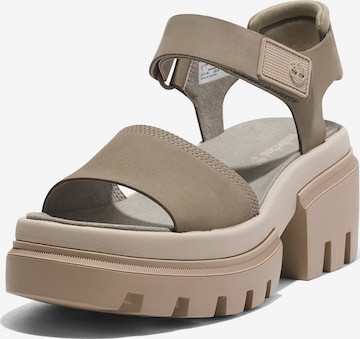 TIMBERLAND Strap Sandals in Beige: front