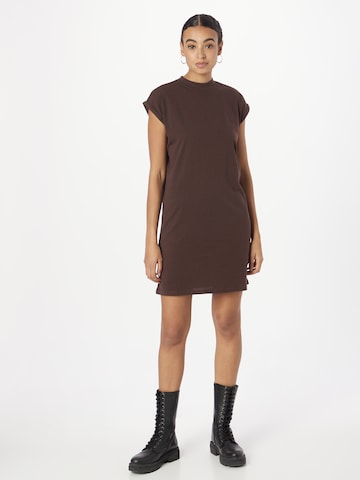 Urban Classics - Vestido em castanho: frente