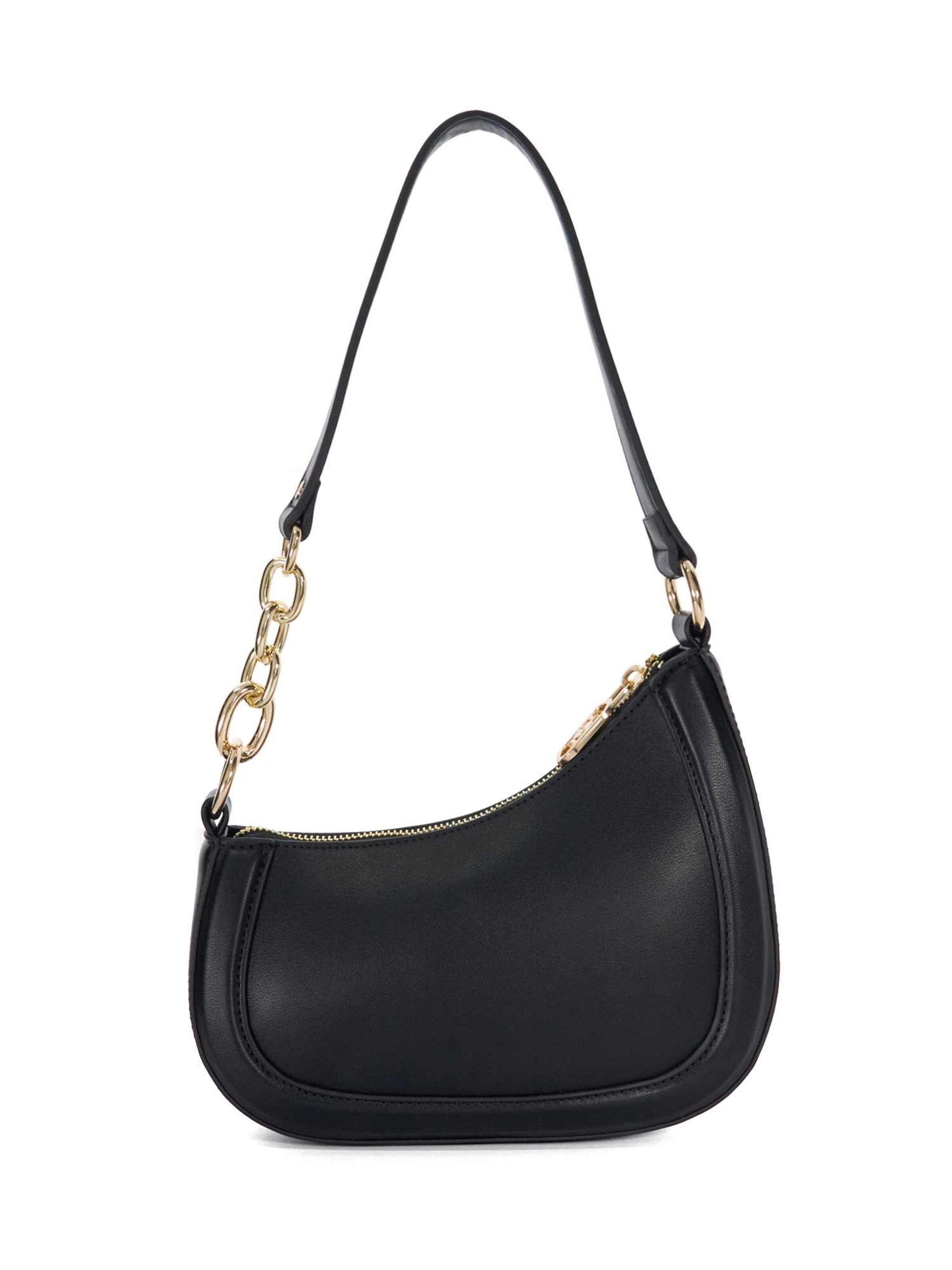 Dune LONDON Schultertasche 'Direction' in Schwarz