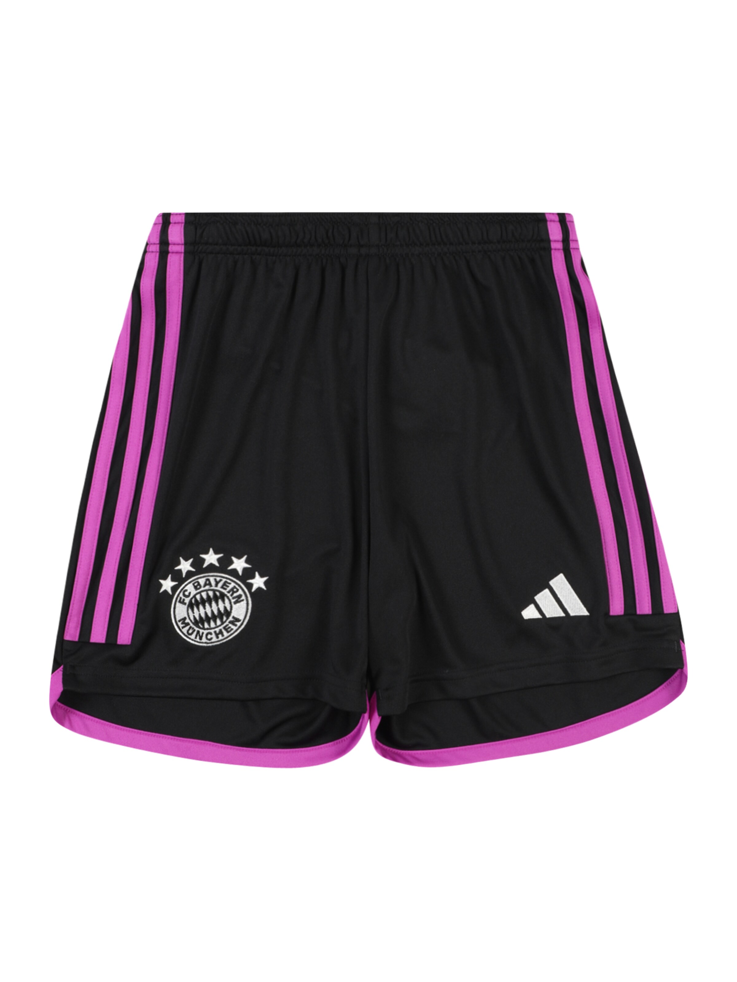 ADIDAS PERFORMANCE Regular Sportshorts 'FC Bayern München 23/24 Away' in Schwarz: Vorderseite