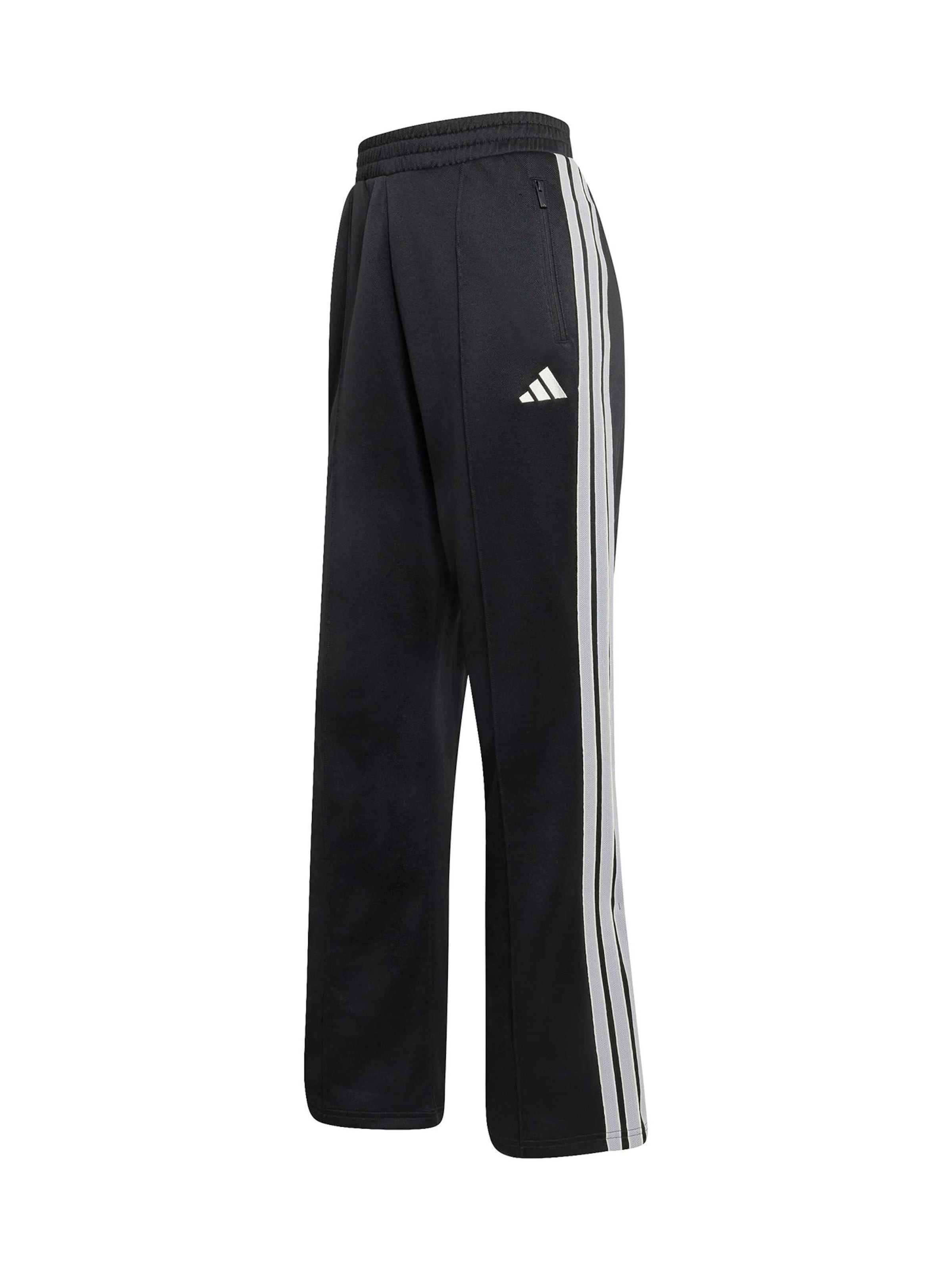 juoda ADIDAS SPORTSWEAR Standartinis Sportinės kelnės: priekis