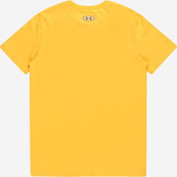 UNDER ARMOUR Функционална тениска в жълто