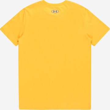 T-Shirt fonctionnel UNDER ARMOUR en jaune
