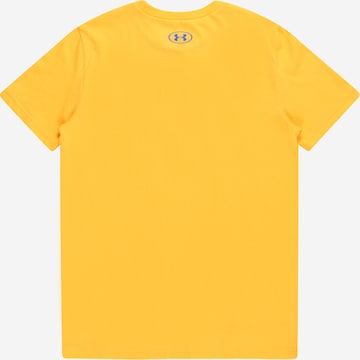 Tricou funcțional de la UNDER ARMOUR pe galben