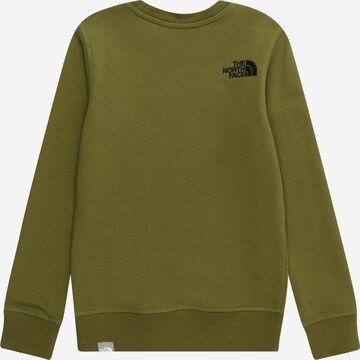 THE NORTH FACE Athletic Sweatshirt 'DREW PEAK LIGHT' in Green