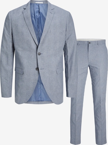 JACK & JONES Slim fit Suit 'RIVIERA' in Blue: front
