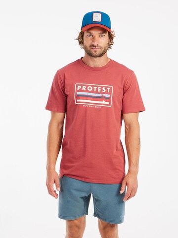 PROTEST Shirt 'PRTBarn' in Red