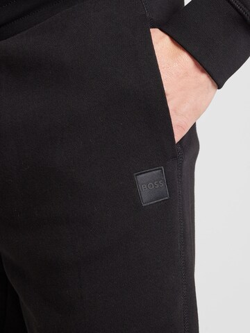 Effilé Pantalon ' Sestart ' BOSS en noir
