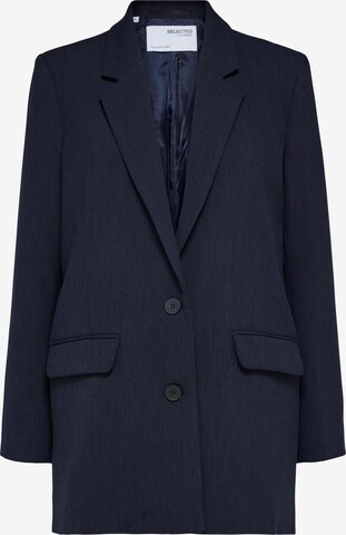 Blazer SELECTED FEMME en bleu : devant