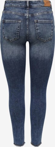 Skinny Jean 'BLUSH' ONLY en bleu