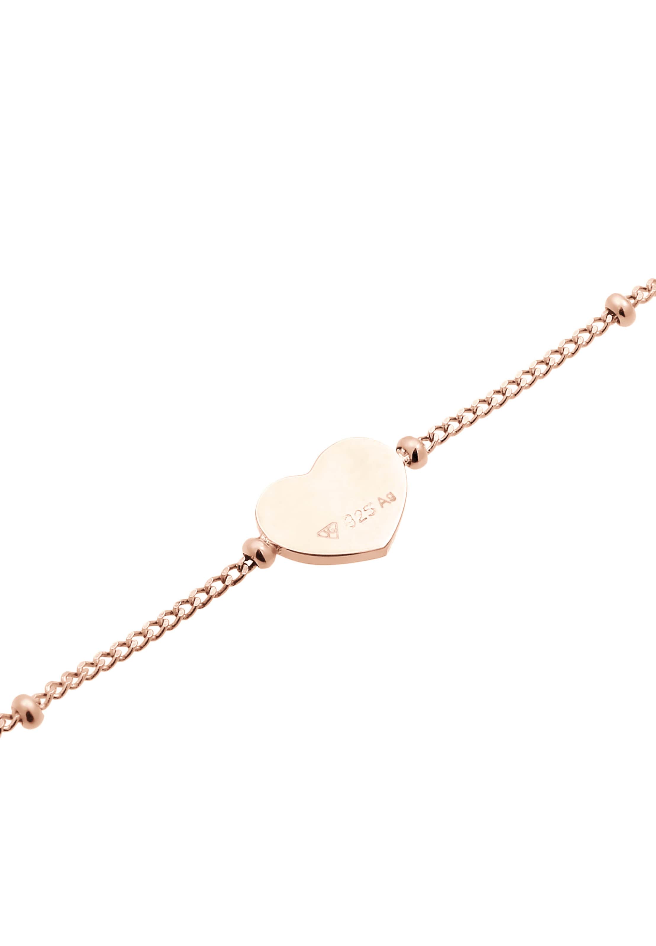 ELLI Voetsieraden 'Herz' in Goud