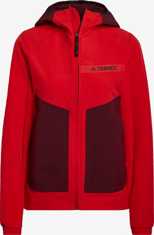 ADIDAS TERREX Outdoorjacke in Rot: predná strana