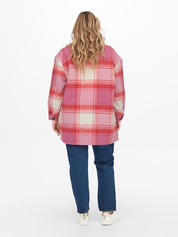 ONLY Carmakoma Between-Season Jacket 'Anja' in Pink