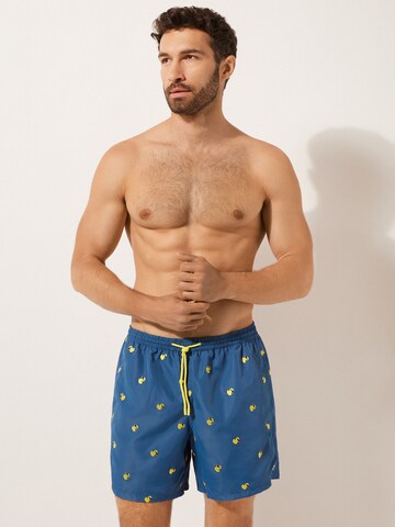 CALZEDONIA Regular Board Shorts in Blue