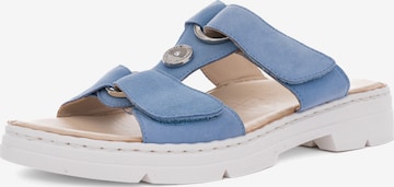 ARA Mules in Blue: front