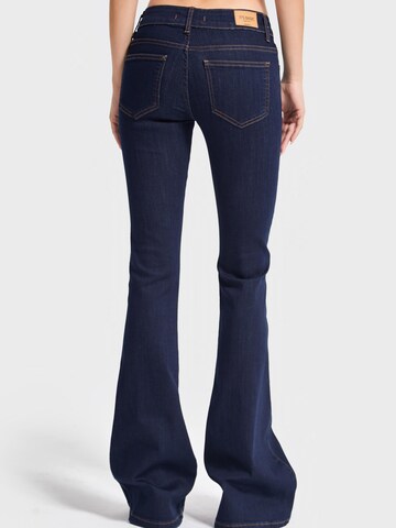 IT'S BASIC Flared Jeans 'Flare Mid Rise Jeans' in Blue