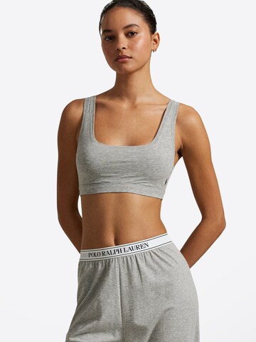 Polo Ralph Lauren Bustier BH 'Club Cotton' in Grijs: voorkant
