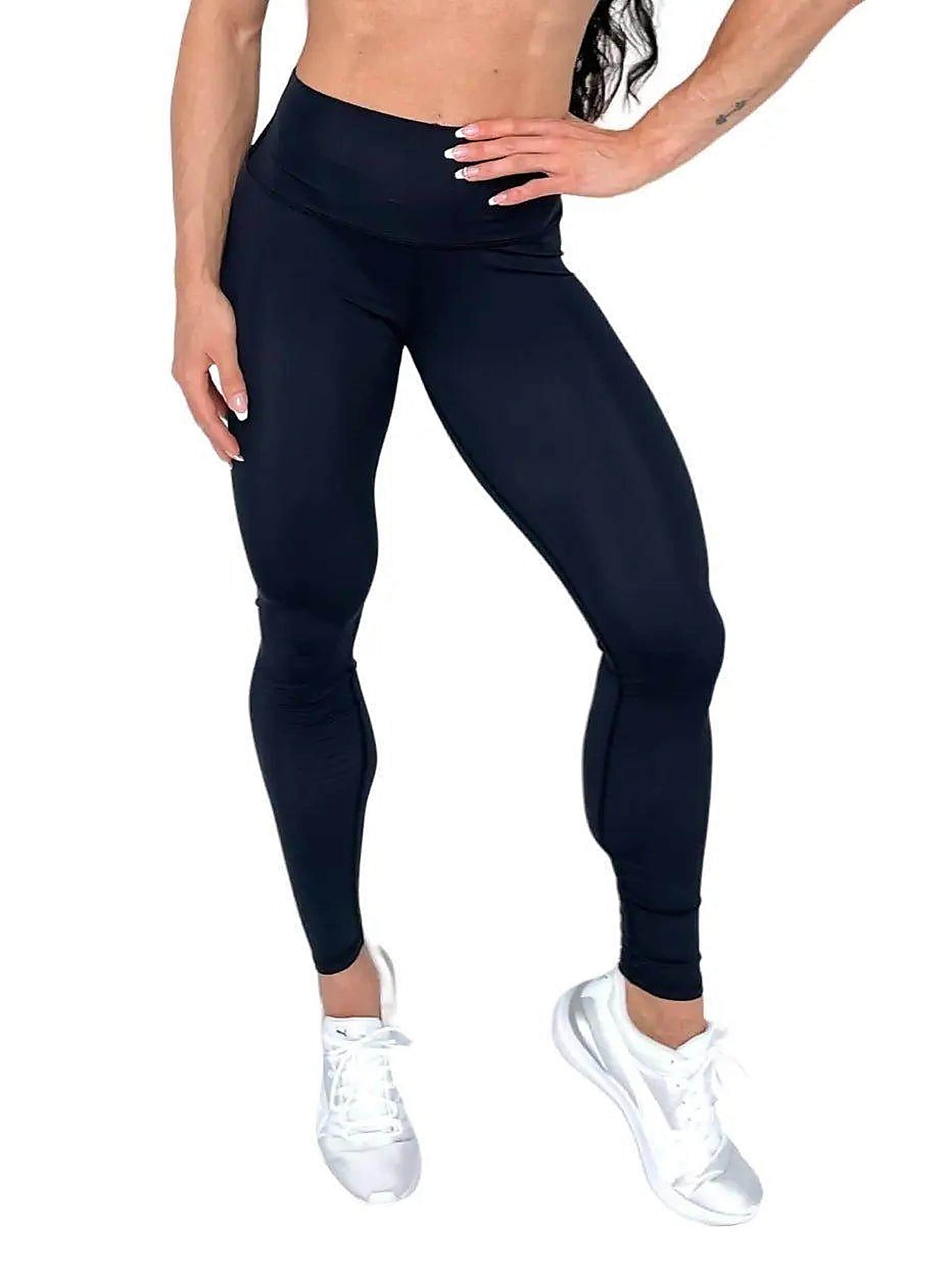 LUXFEEL - Skinny Leggings 'Leggings mit hoher Taille Myself' en negro
