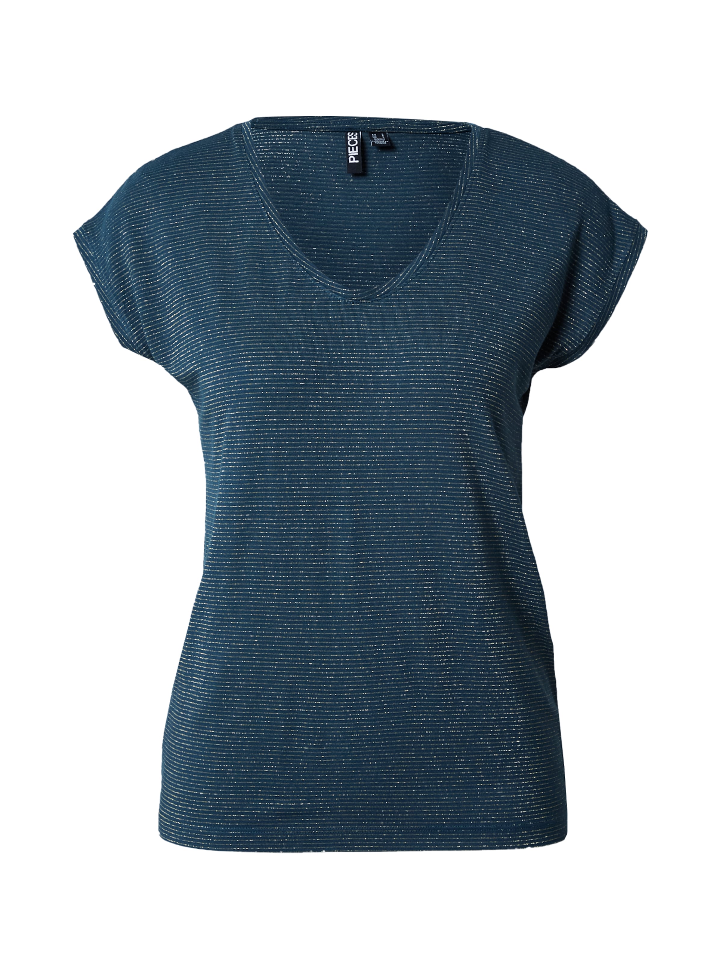 PIECES Shirt 'Billo' in Green: front