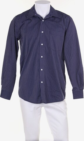 Tom Hanbury Button Up Shirt in M in Blue: front