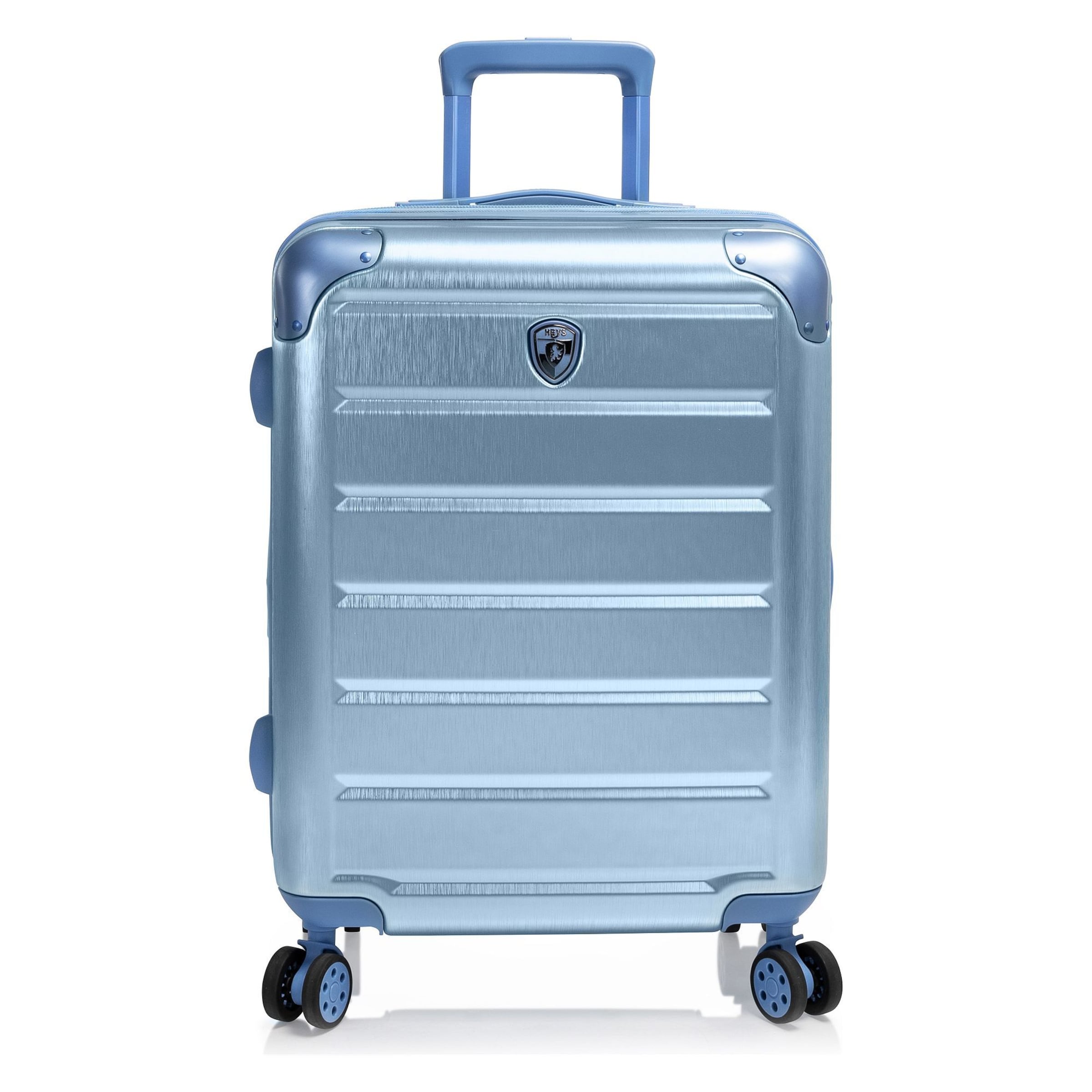 Heys Alumix 4 Rollen Kabinentrolley S 55 cm mit Dehnfalte in Blau: Vorderseite