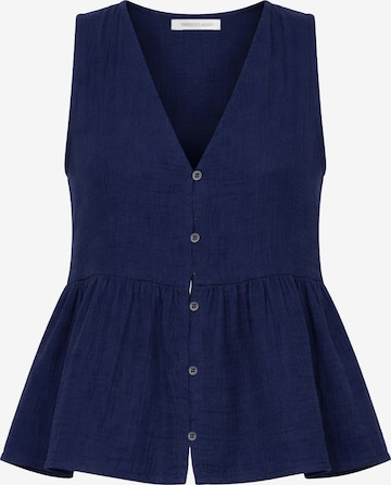 SASSYCLASSY Top in Blau: Vorderseite